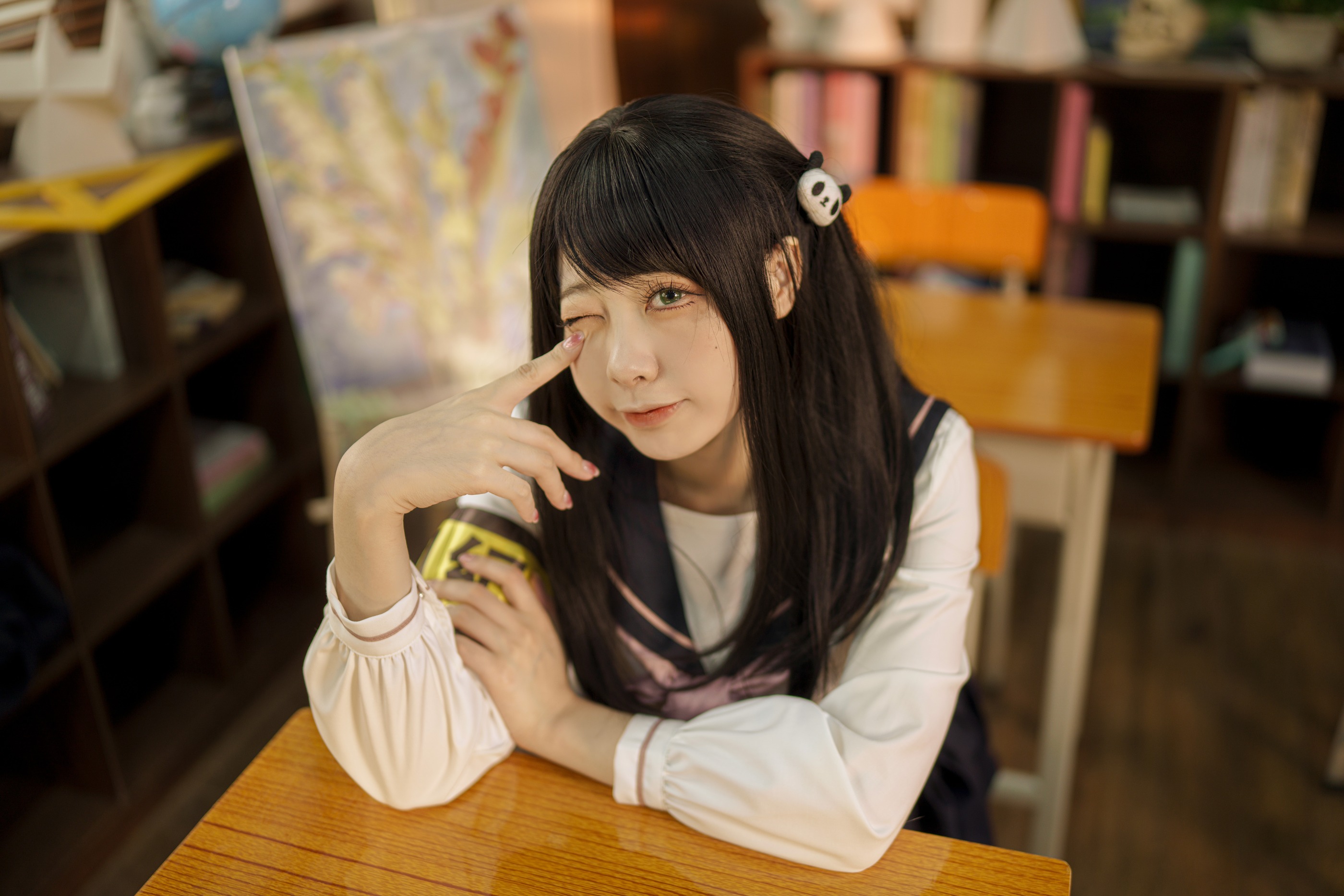 图片[1]-安食Ajiki – NO.001 风纪委员[47P]-XikXak